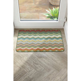 My Mat Candy Zig Zag short pile doormat 50x75cm (British brand)