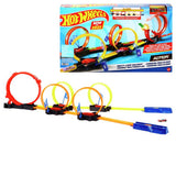Hot Wheels Multi-Loop Race Off playset with car (British brand)