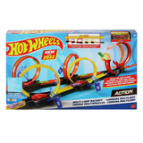 Hot Wheels Multi-Loop Race Off playset with car (British brand)