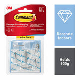 Command medium wire toggle hooks value pack (British brand)