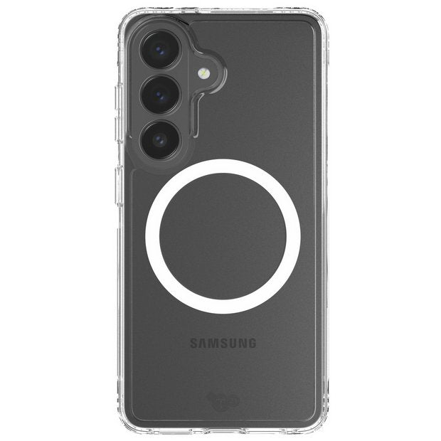 Tech21 clear magnetic phone case for Samsung Galaxy S26, imported from the UK