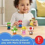 Fisher Price Little People Mario figure 6-pack toy set - British product