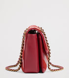 Valentino Garavani lambskin chevron Djuna shoulder bag, UK version