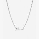 Revere silver plated mum pendant necklace, imported from the UK