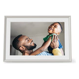 AURA Carver digital photo frame 10 inch Matt Clay (British brand)
