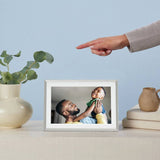 AURA Carver digital photo frame 10 inch Matt Clay (British brand)