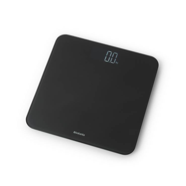 Brabantia ReNew Dark Grey digital bathroom scale, UK version