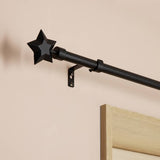 Argos Argos Home Black Extendable Curtain Pole - 120cm - 210cm- Buy online at McGrocer