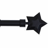 Argos Home black extendable curtain pole 120-210cm, imported from the UK