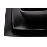 Argos Home stoneware dinner set black square 16 piece, UK version
