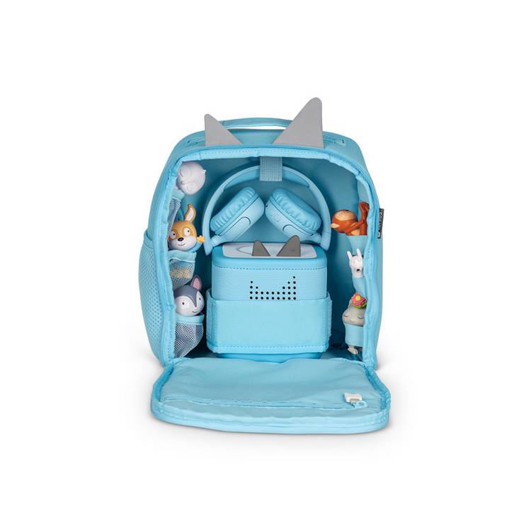 tonies sky blue backpack, imported from the UK