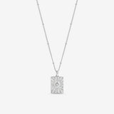 Inicio sterling silver plated heart charm pendant, UK version
