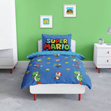 Argos Nintendo Super Mario Kids Blue Bedding Set - Single- Buy online at McGrocer