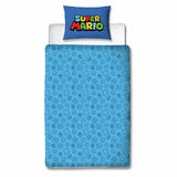 Nintendo Super Mario kids bedding set single blue - British product