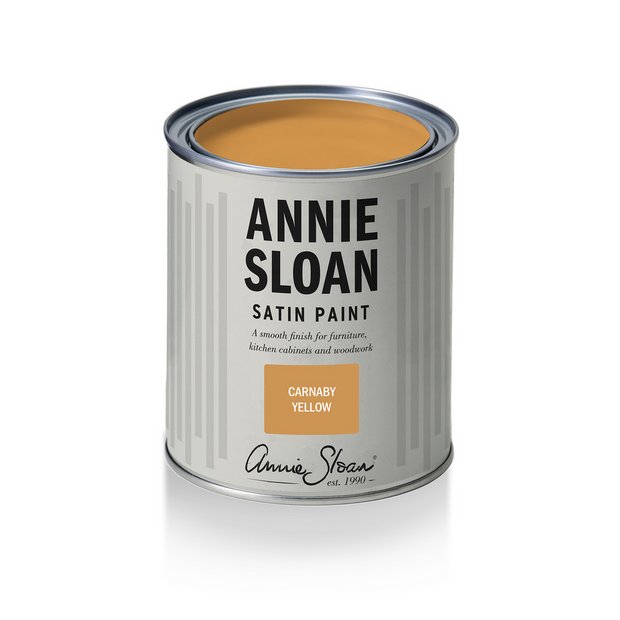 Annie Sloan Satin Paint Carnaby Yellow 750ml, imported from the UK
