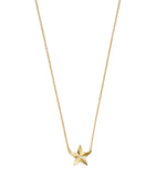 Jennifer Meyer mini yellow gold and diamond 70s star necklace - British product