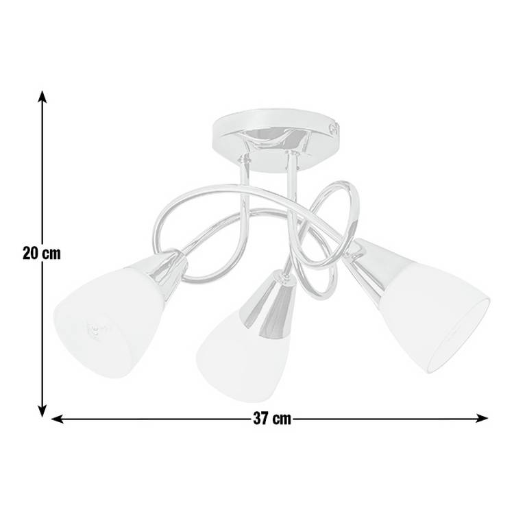 Argos Home Curico chrome ceiling light (British brand)