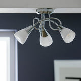Argos Home Curico chrome ceiling light (British brand)