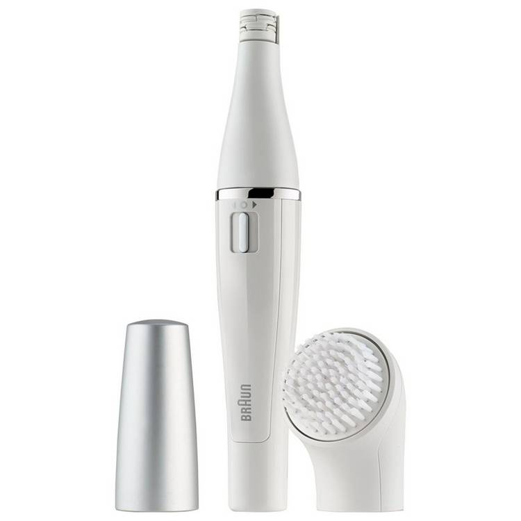 Braun FaceSpa 810 facial epilator and cleansing brush, imported from the UK