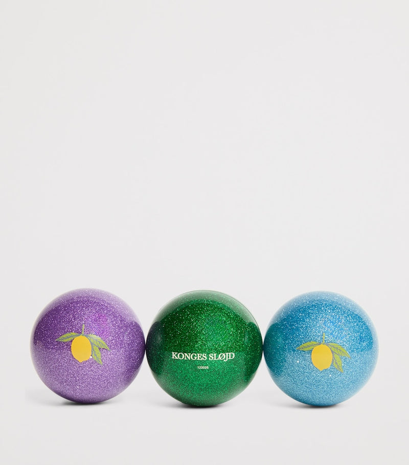 Konges Sløjd glitter balls 3-pack, UK version