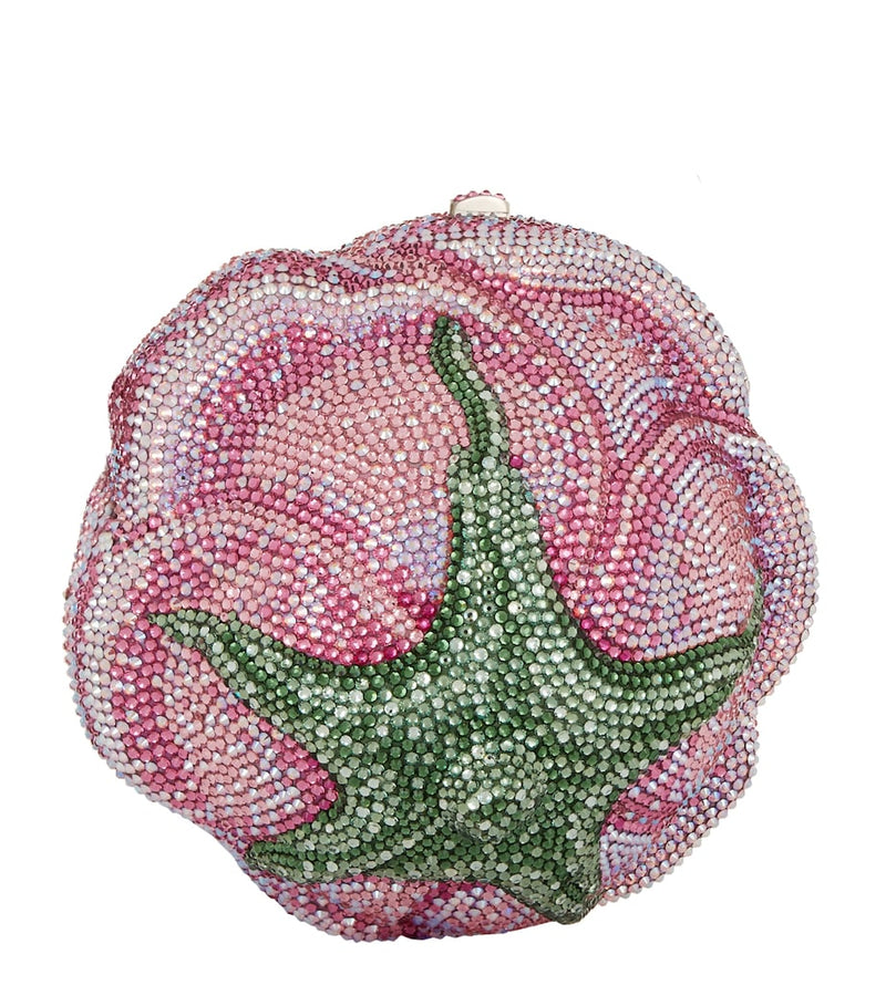 Judith Leiber Rose Romance clutch bag - British product