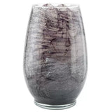 Northern Lights hand painted glass candle, imported from the UK