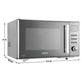 De'Longhi combination microwave black 25L (British brand)