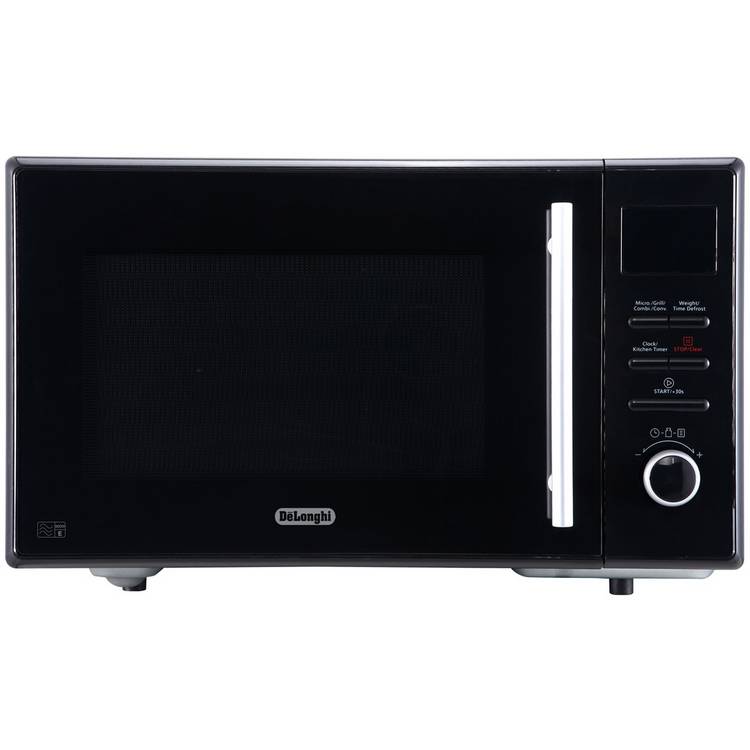 De'Longhi combination microwave black 25L (British brand)