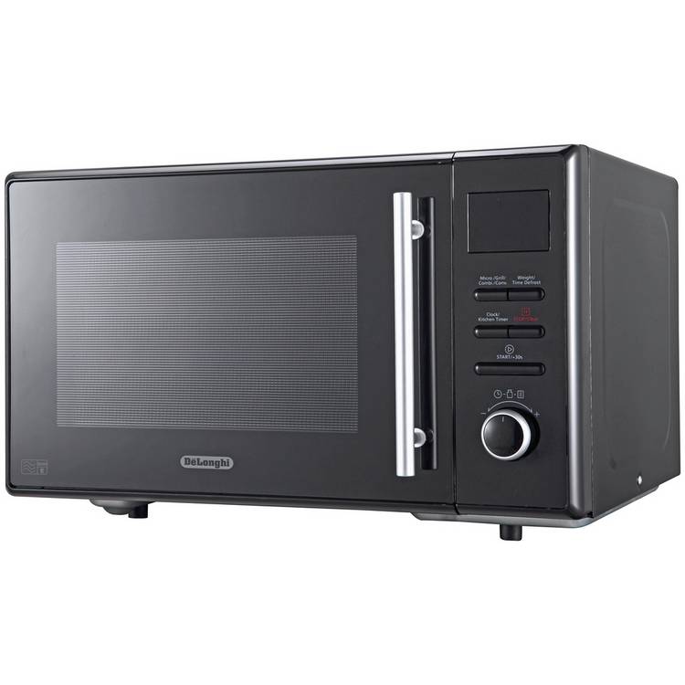 De'Longhi combination microwave black 25L (British brand)