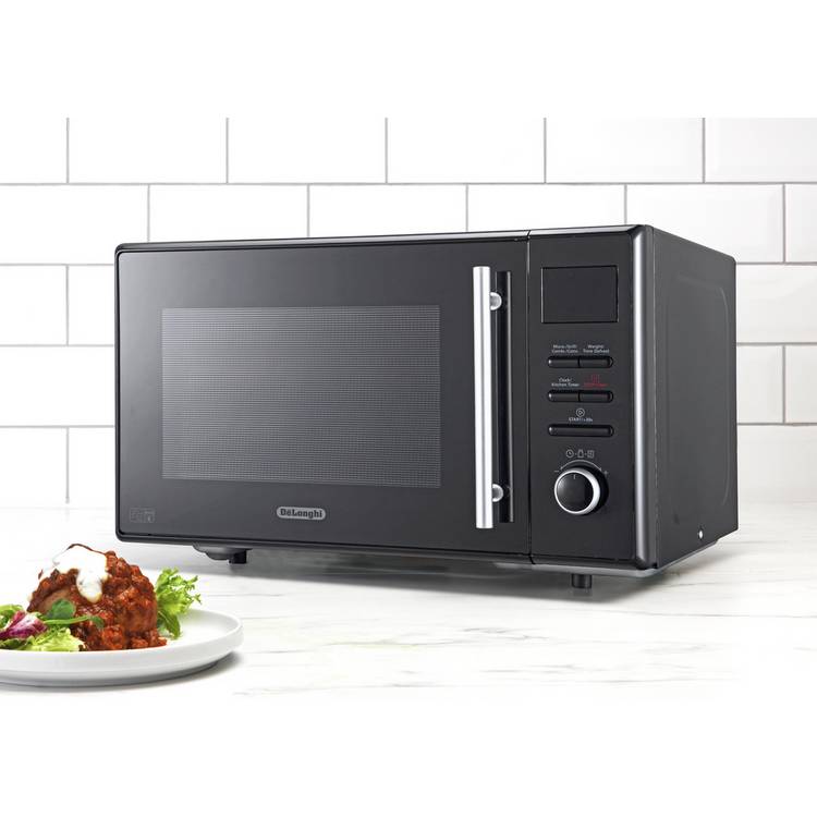 De'Longhi combination microwave black 25L (British brand)