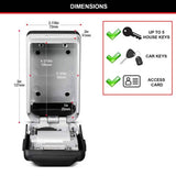 Master Lock Light Up Dial Combination key safe, imported from the UK