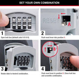 Master Lock medium key safe with combination lock (British brand)