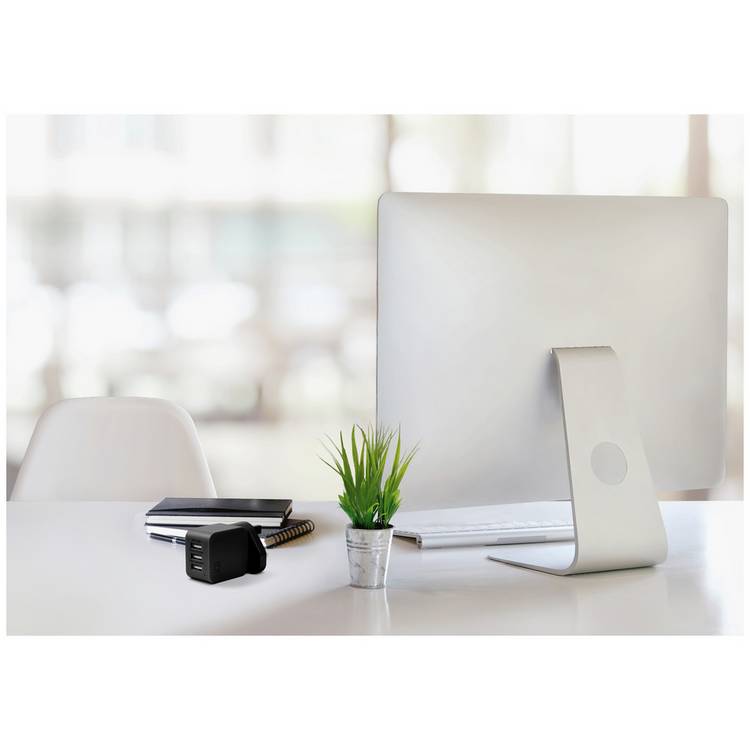 Juice triple wall charger in black (British brand)