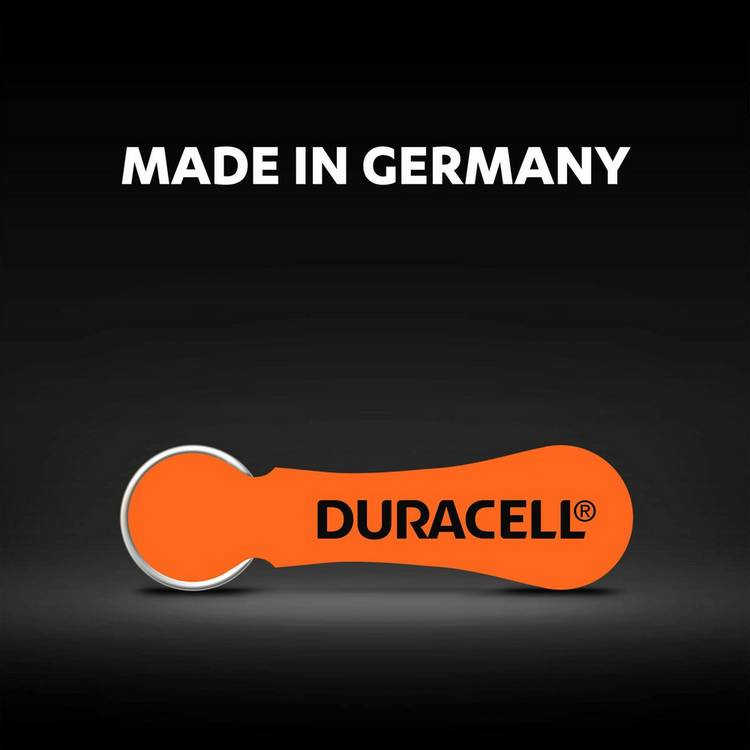 Duracell Size 13 batteries pack of 6, imported from the UK