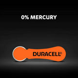 Duracell Size 13 batteries pack of 6, imported from the UK