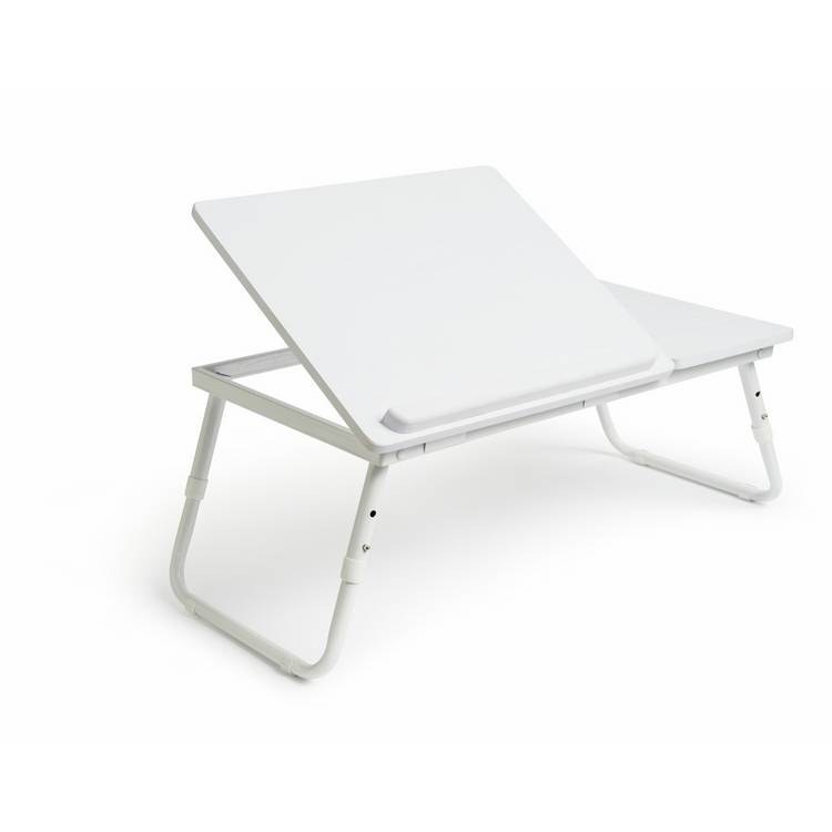 Argos Home portable laptop tray white 60cm, imported from the UK