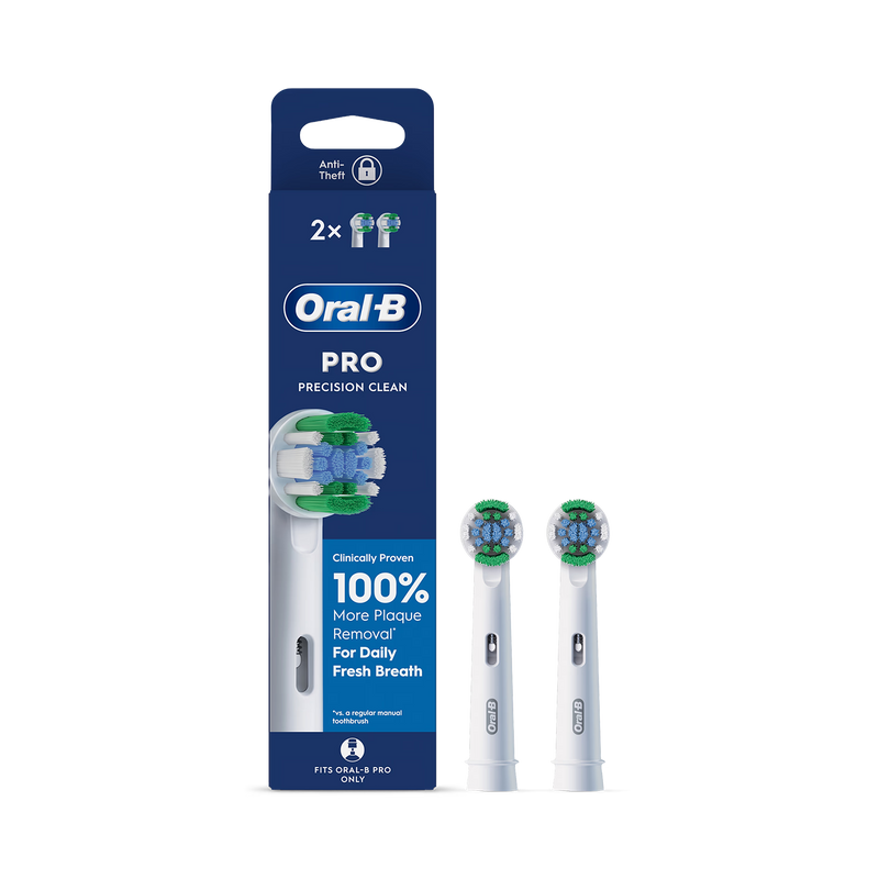 Oral-B Pro Precision Clean toothbrush heads 2 count (British brand)