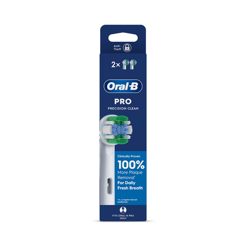 Oral-B Pro Precision Clean toothbrush heads 2 count (British brand)