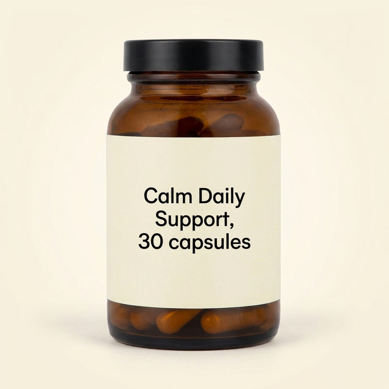 Daily Support Capsules with Saffron Rhodiola and Vitamin B Complex 30 Capsules