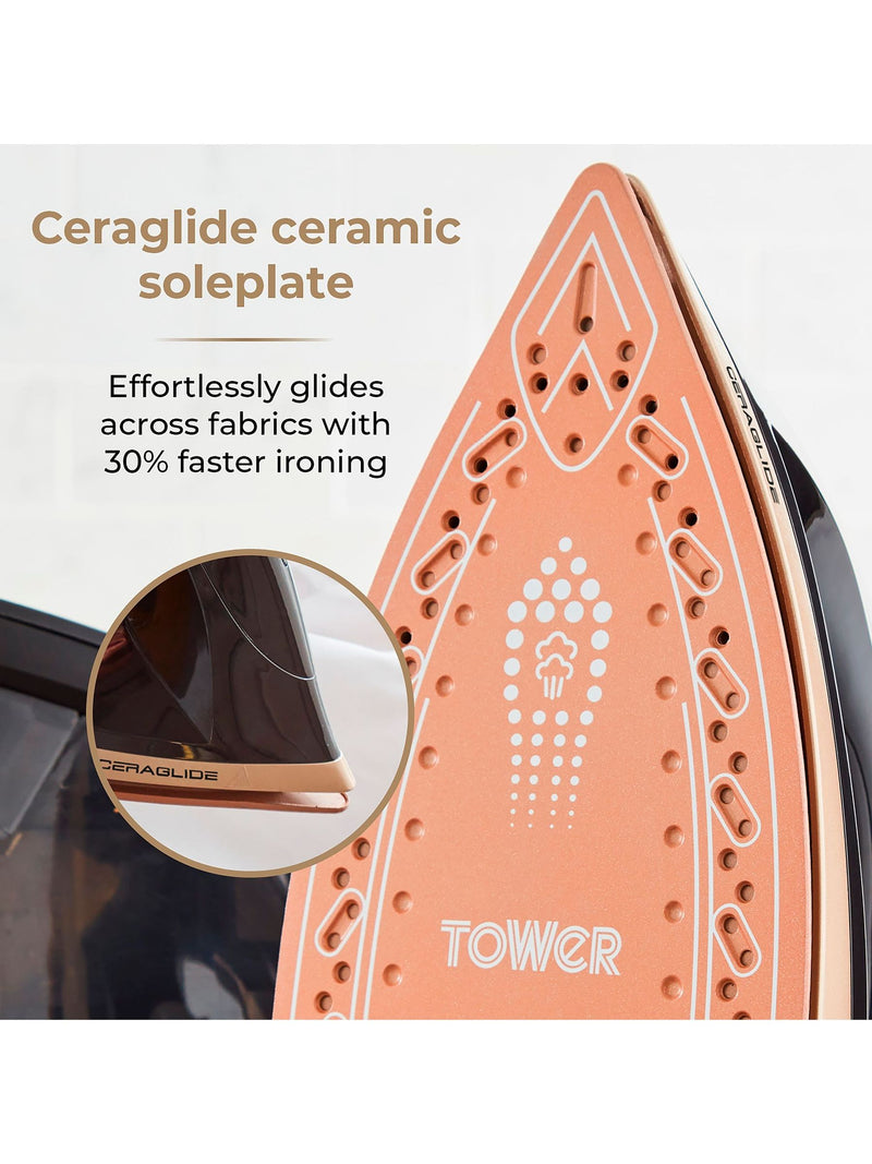 Tower Ceraglide steam generator iron 2700W (British brand)