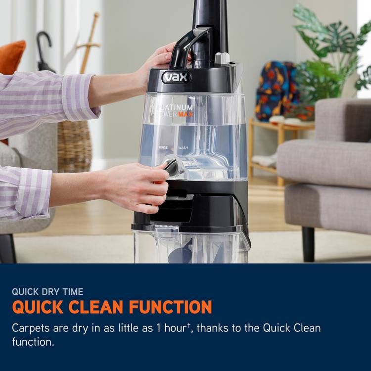 Vax Power Max upright carpet cleaner - British product