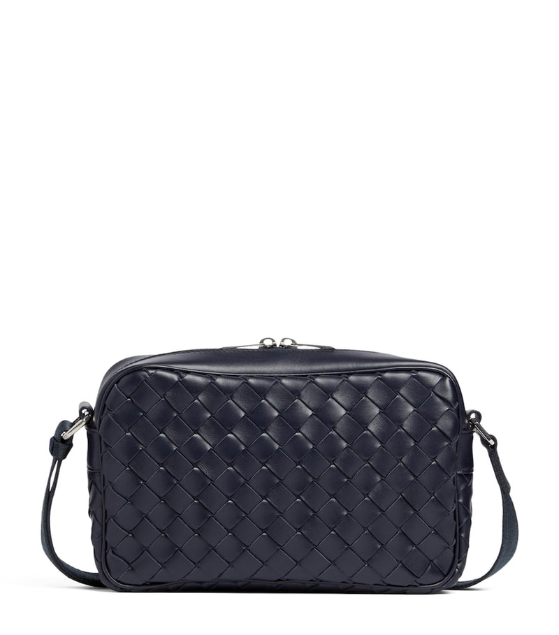 Bottega Veneta small Intrecciato leather camera bag, UK version