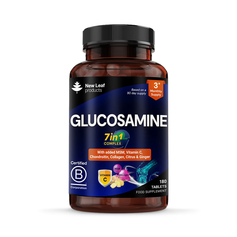 New Leaf Glucosamine 7In1 Complex Tablets 180 - British product