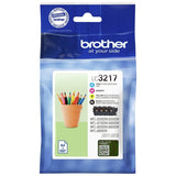 Brother ink cartridge pack black and colour standard yield, imported from the UK
