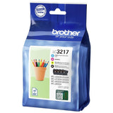 Brother ink cartridge pack black and colour standard yield, imported from the UK
