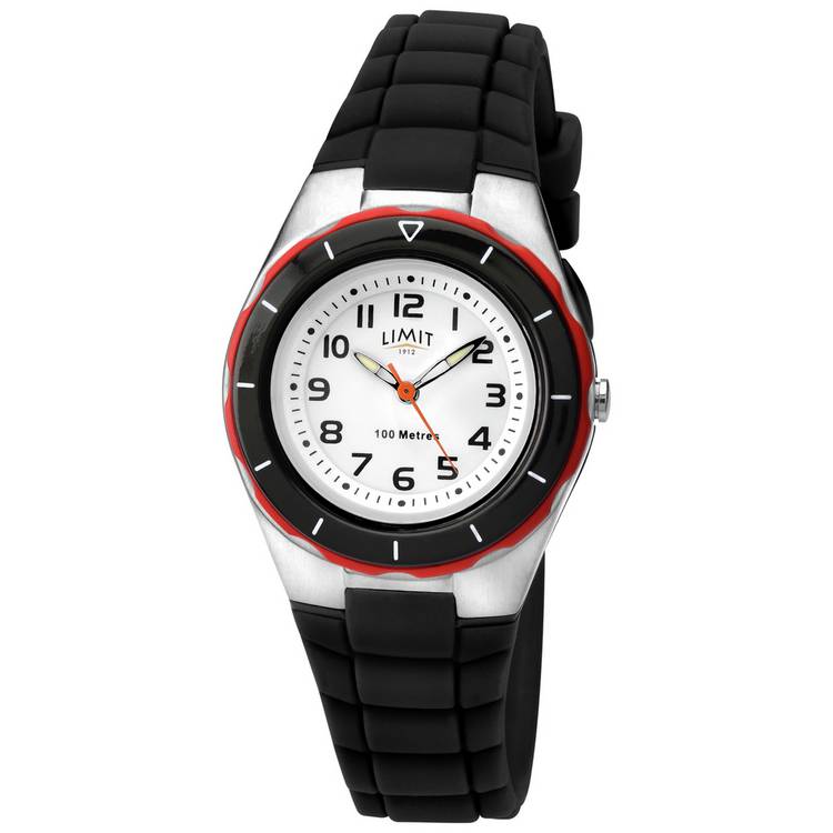 Limit kids light up watch black mid size - British product