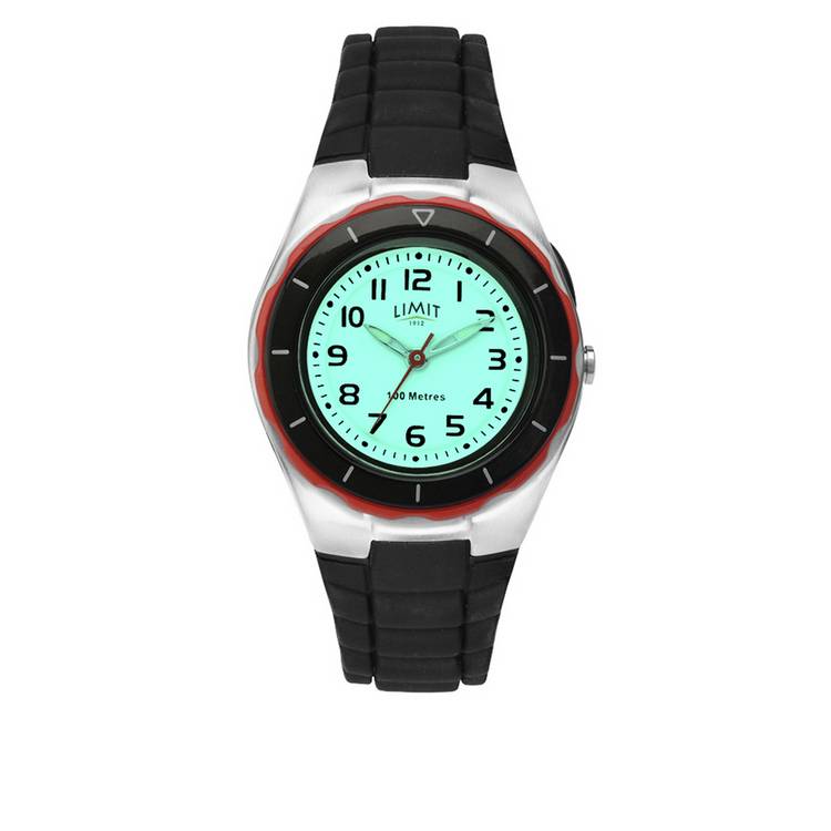 Limit kids light up watch black mid size - British product