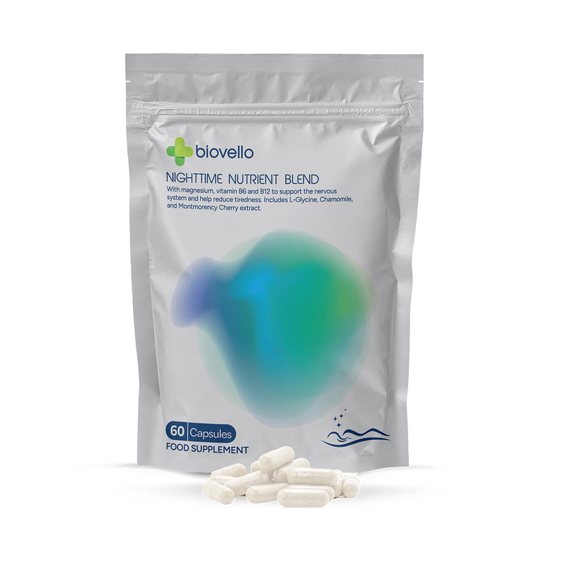 Biovello Nighttime Nutrient Blend 60 capsules - British product
