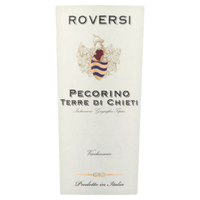 Roversi Pecorino white wine 75cl, imported from the UK