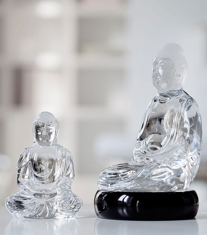 Baccarat Buddha crystal ornament - British product